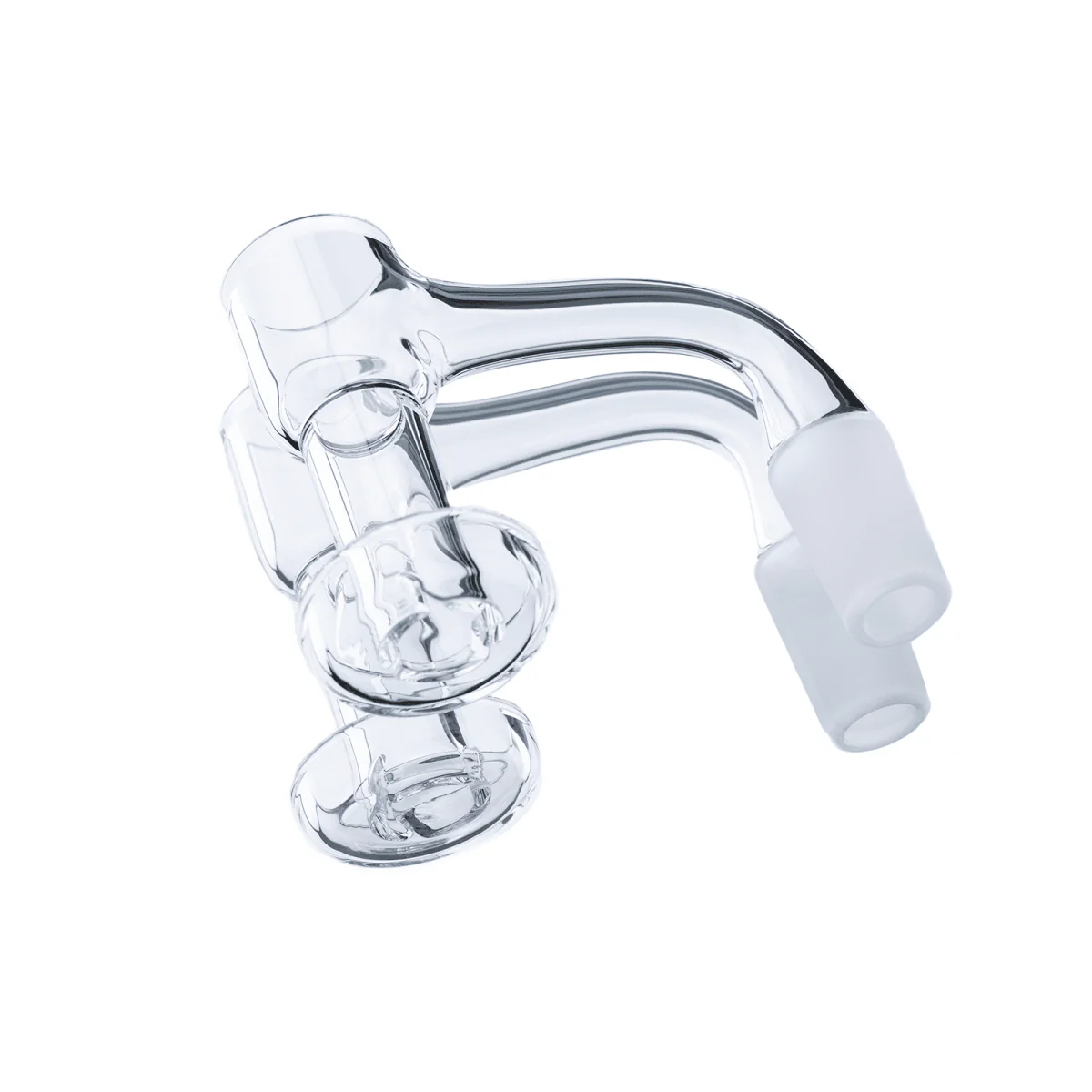 Terp Slurper Long Neck Quartz Banger | Fully Welded High Airflow | 14mm Male Joint | 28mm OD | 2mm Thickness