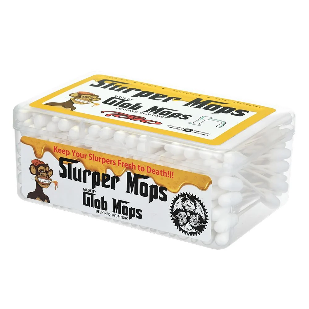 Glob Mops Slurper Mops Dual Tip Cotton Swabs - 200CT TUB