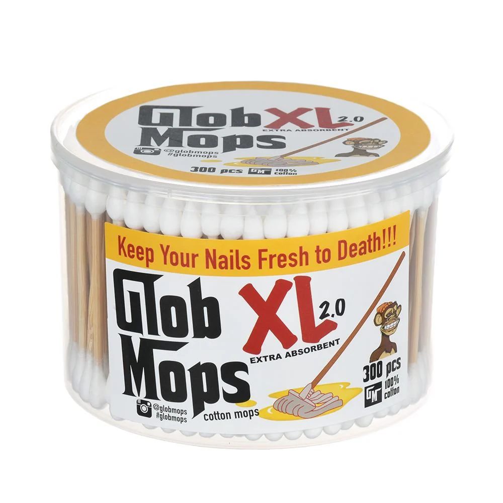 Glob Mops XL 2.0 Dual Tip Cotton Swabs - 300CT TUB