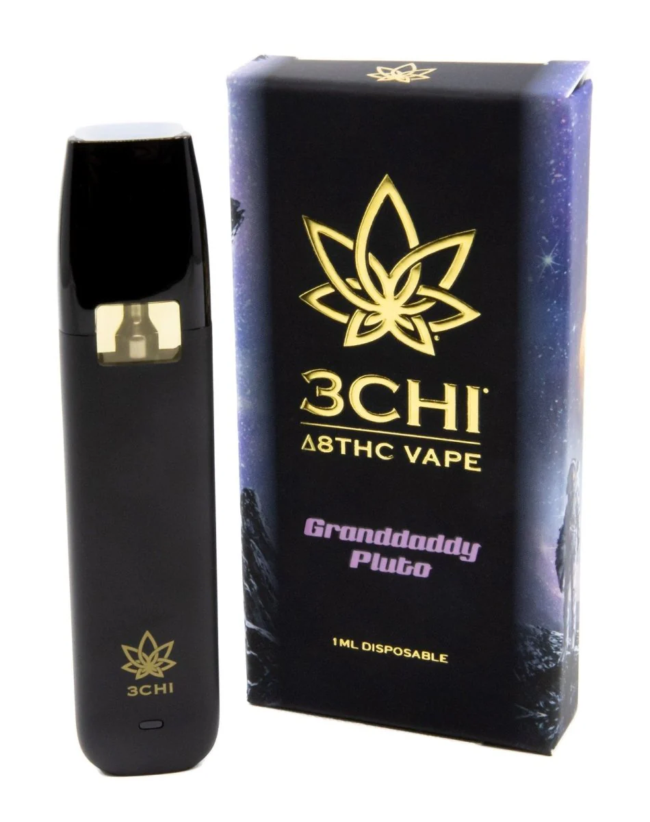 3Chi Delta 8 Granddaddy Pluto Disposable Vape
