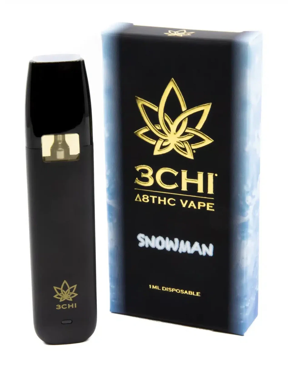 3Chi Delta 8 Snowman Disposable Vape