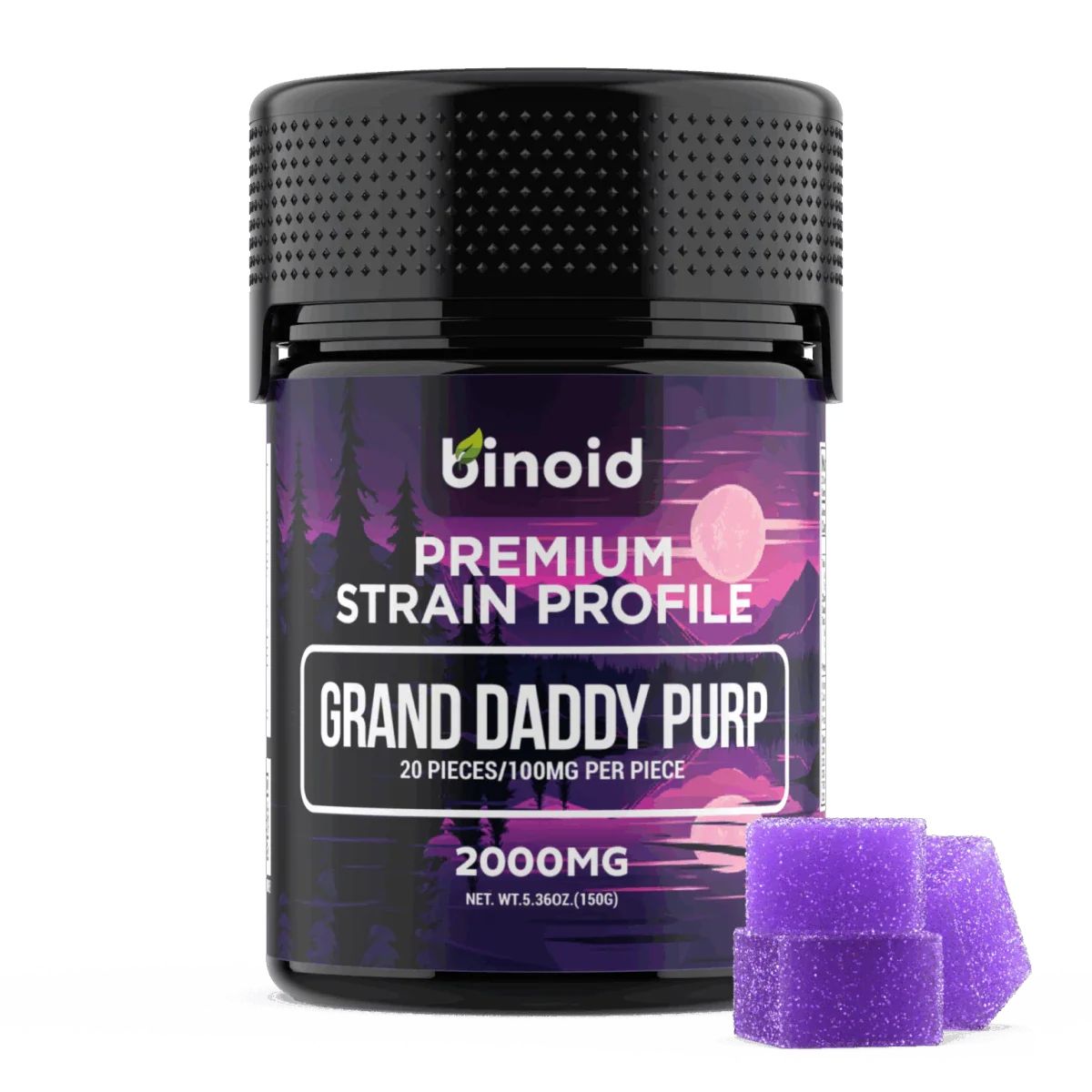Binoid Strain Grand Daddy Purp Gummies