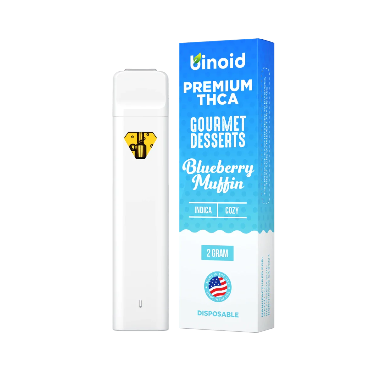 Binoid THCa Blueberry Muffin Disposable Vape