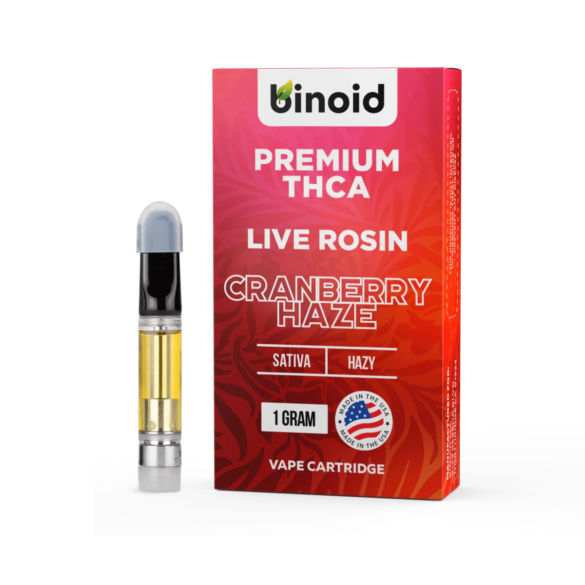 Binoid THCa Cranberry Haze Vape Cart