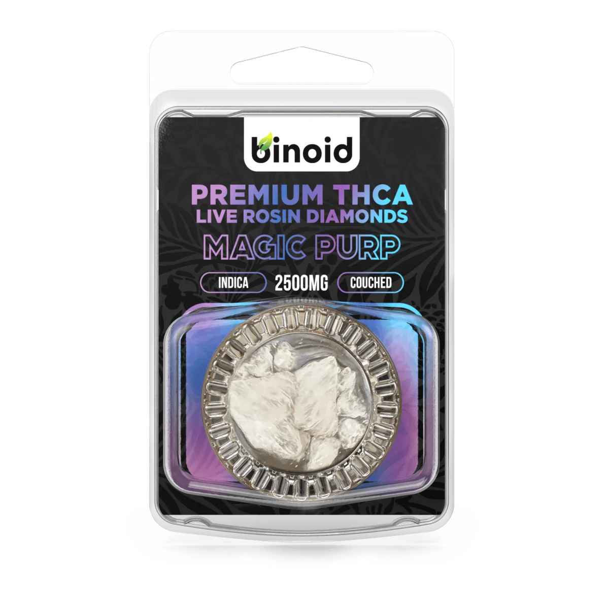 Binoid THCa Magic Purp Live Rosin Diamonds
