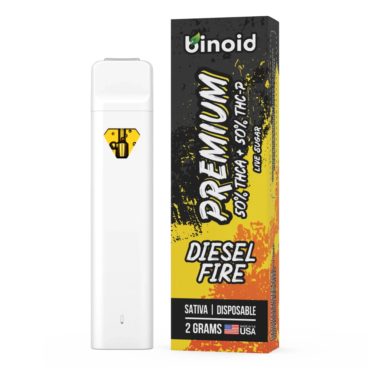Binoid THCa + THCp Diesel Fire Disposable Vape