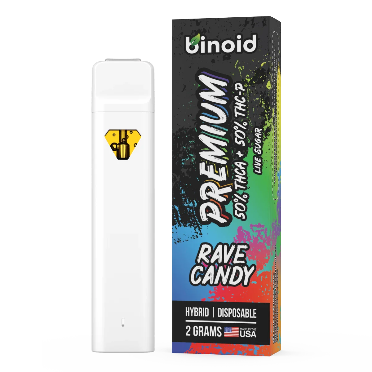 Binoid THCa + THCp Rave Candy Disposable Vape