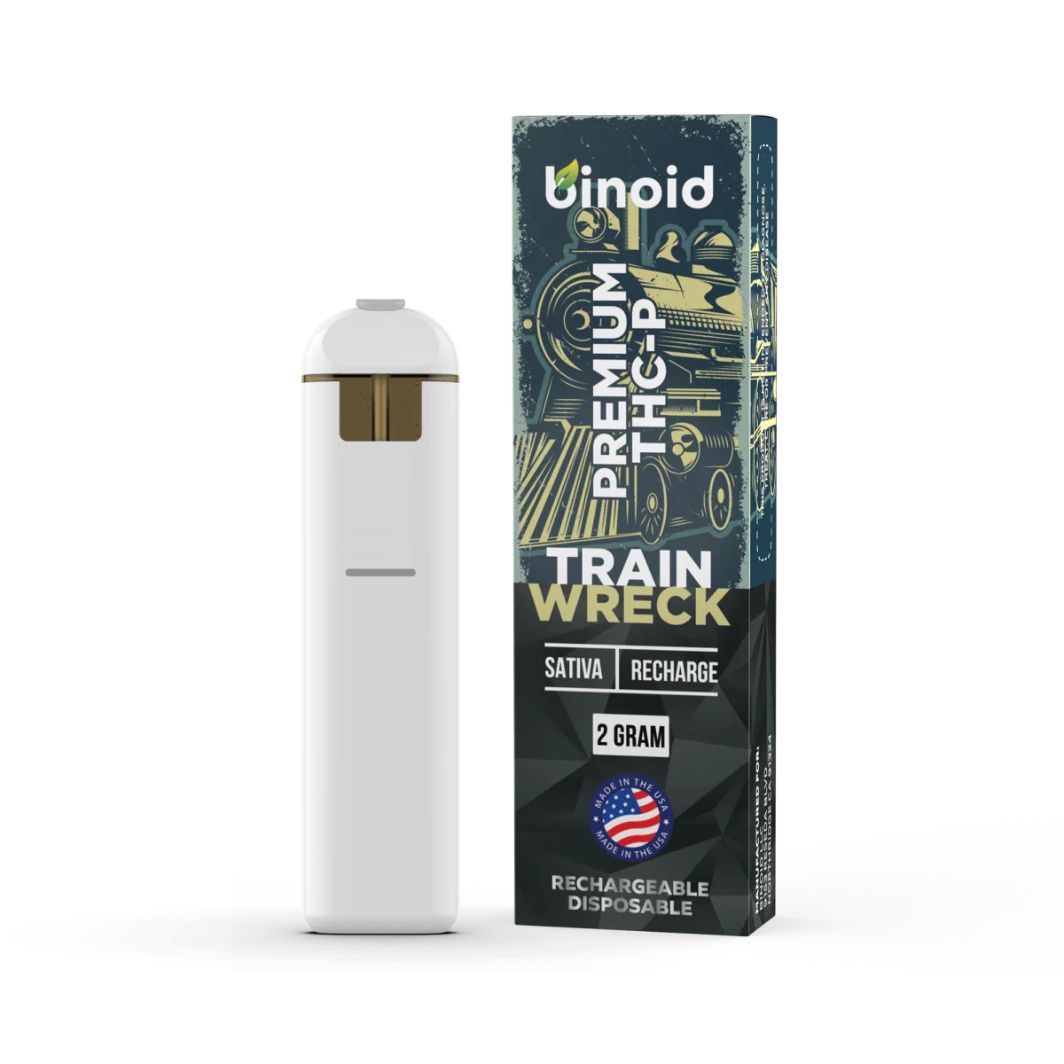 Binoid THCp Rechargeable 2g Disposable Vape - Trainwreck