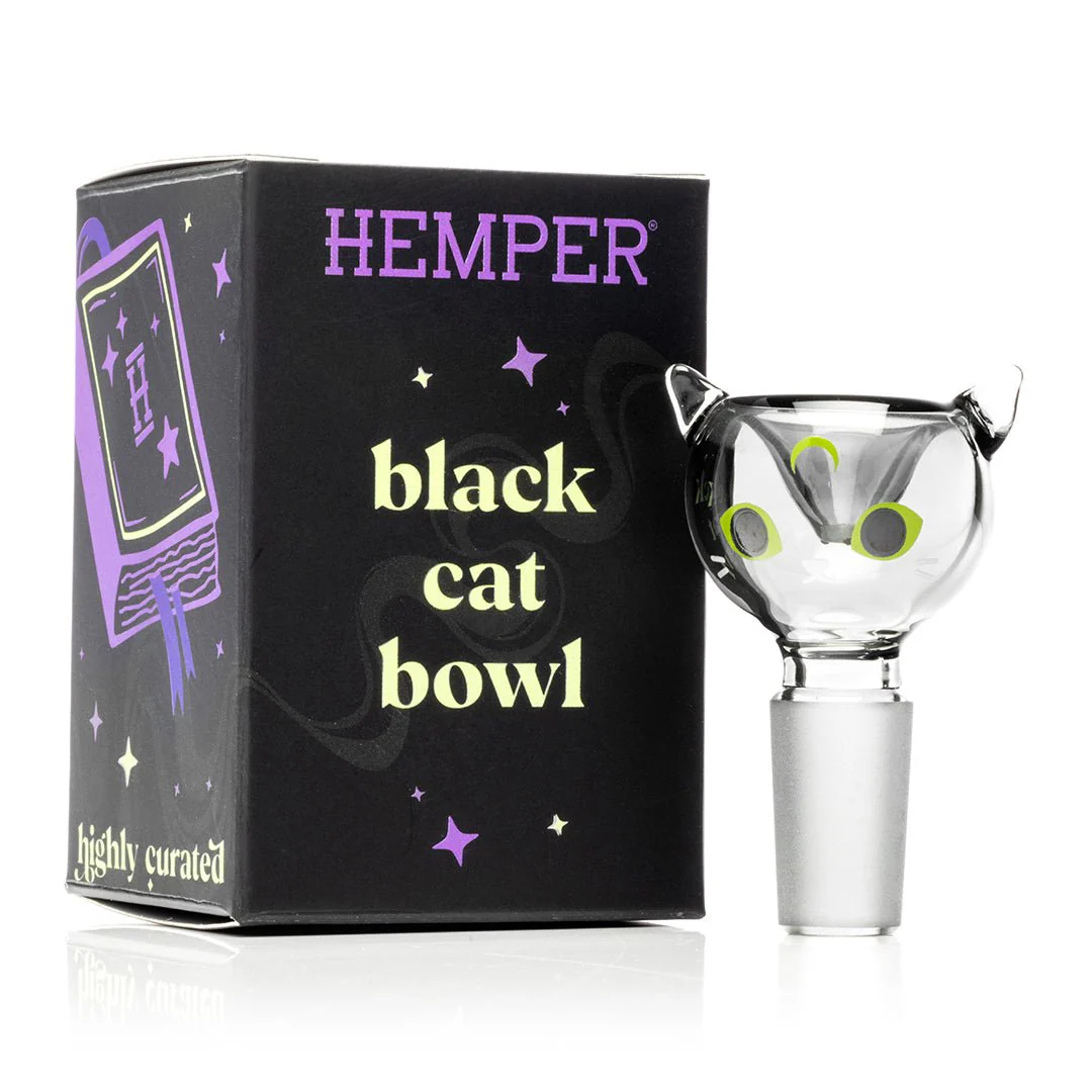 Black Cat Flower Bowl - Image 8
