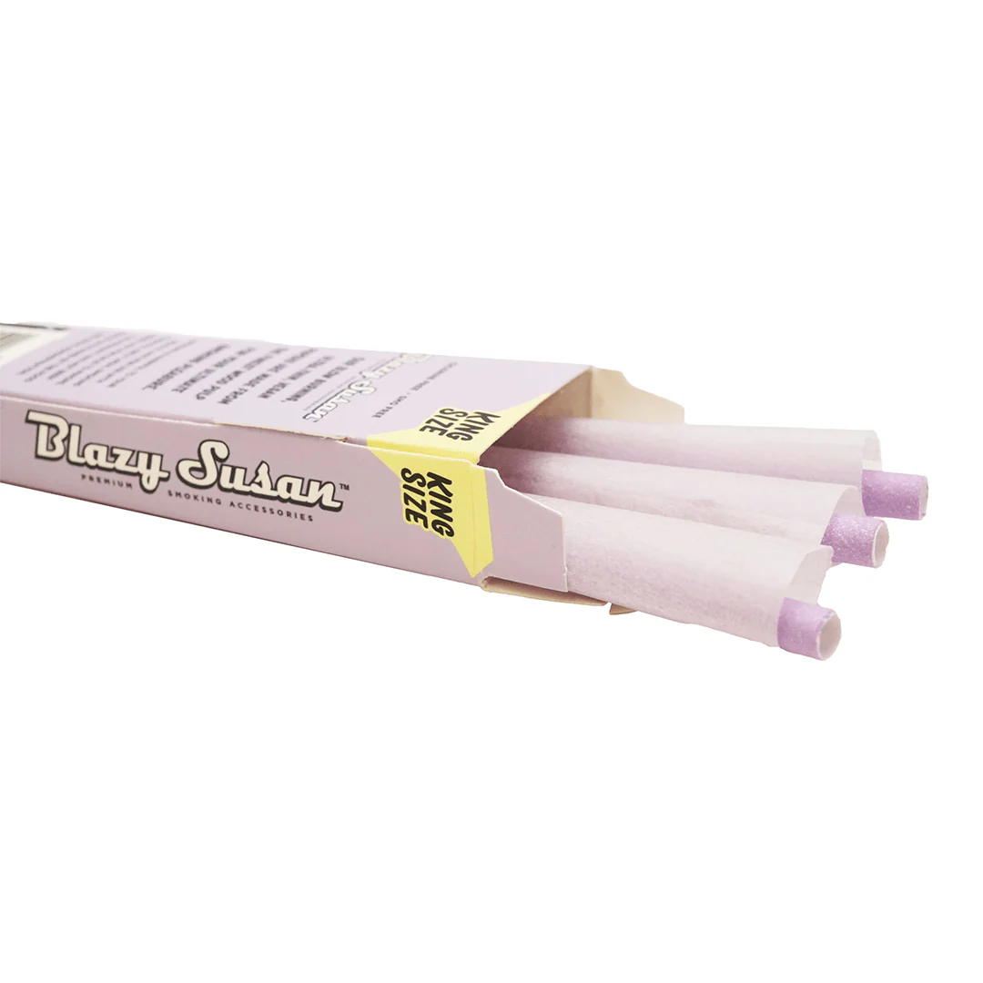 Blazy Susan Purple Paper Cones - Image 7