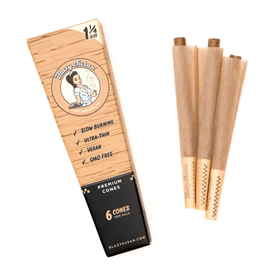 Blazy Susan Unbleached Paper Cones - Image 3