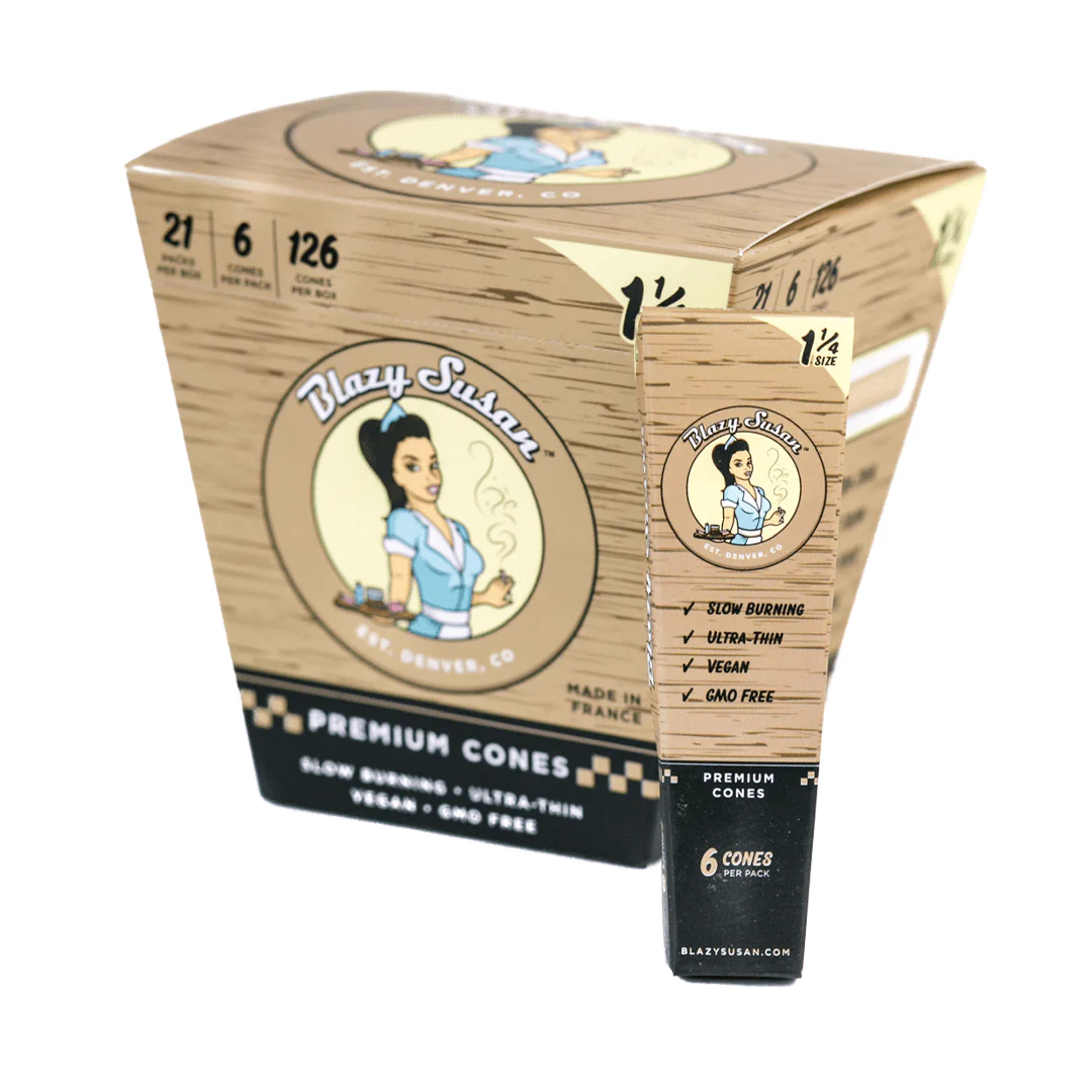 Blazy Susan Unbleached Paper Cones - Image 5