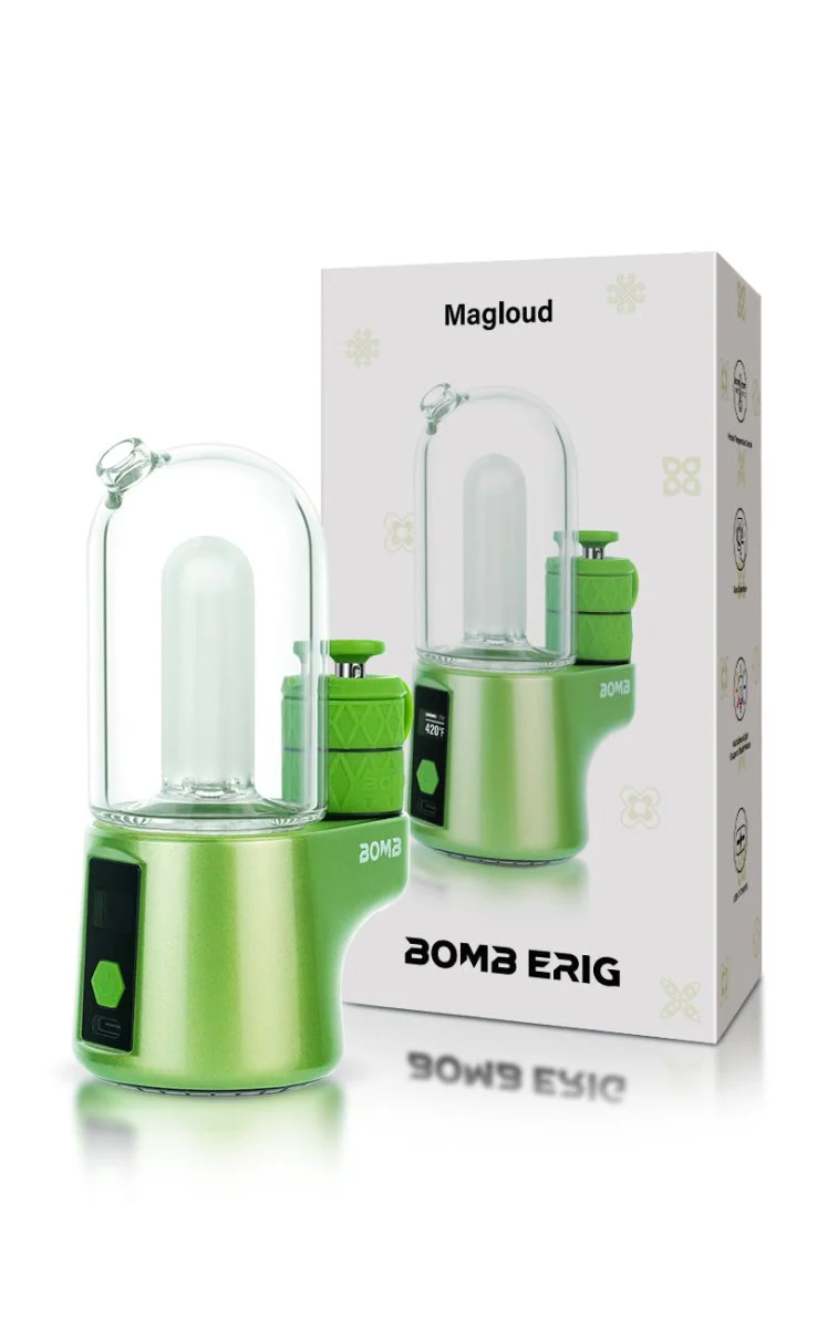 Bomb E-Rig Sykloud Portable Electric Dab Rig - Lime - Image 5