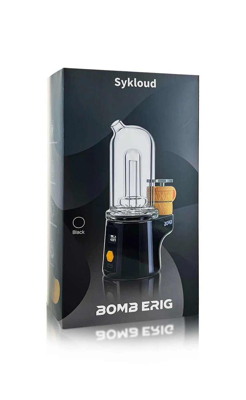 Bomb E-Rig Sykloud Portable Electric Dab Rig - Black Edition - Image 4