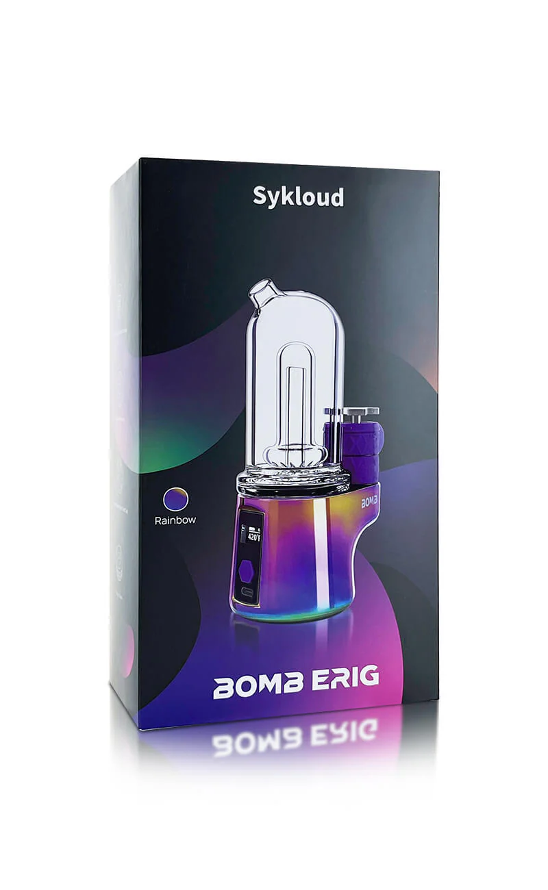 Bomb E-Rig Sykloud Portable Electric Dab Rig - Rainbow Edition - Image 4
