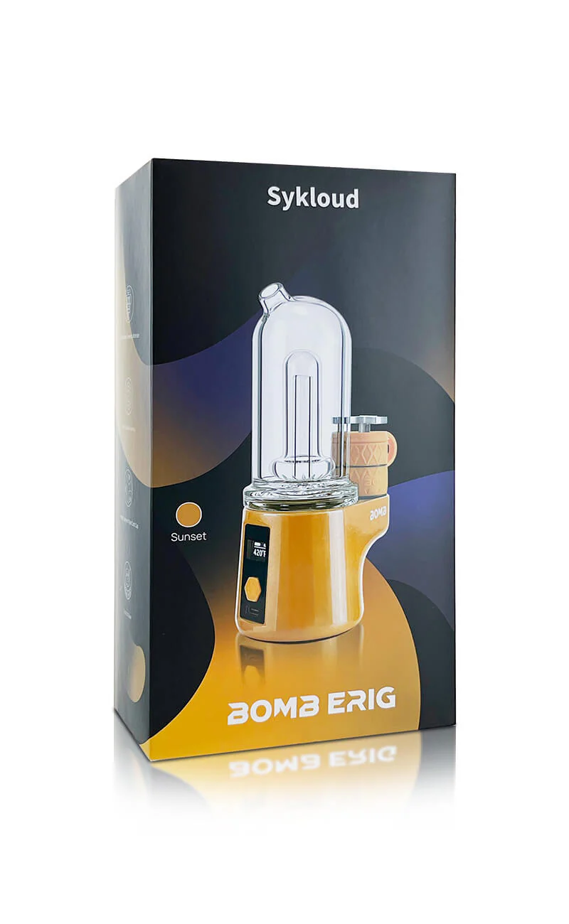 Bomb E-Rig Sykloud Portable Electric Dab Rig - Sunset Edition - Image 4