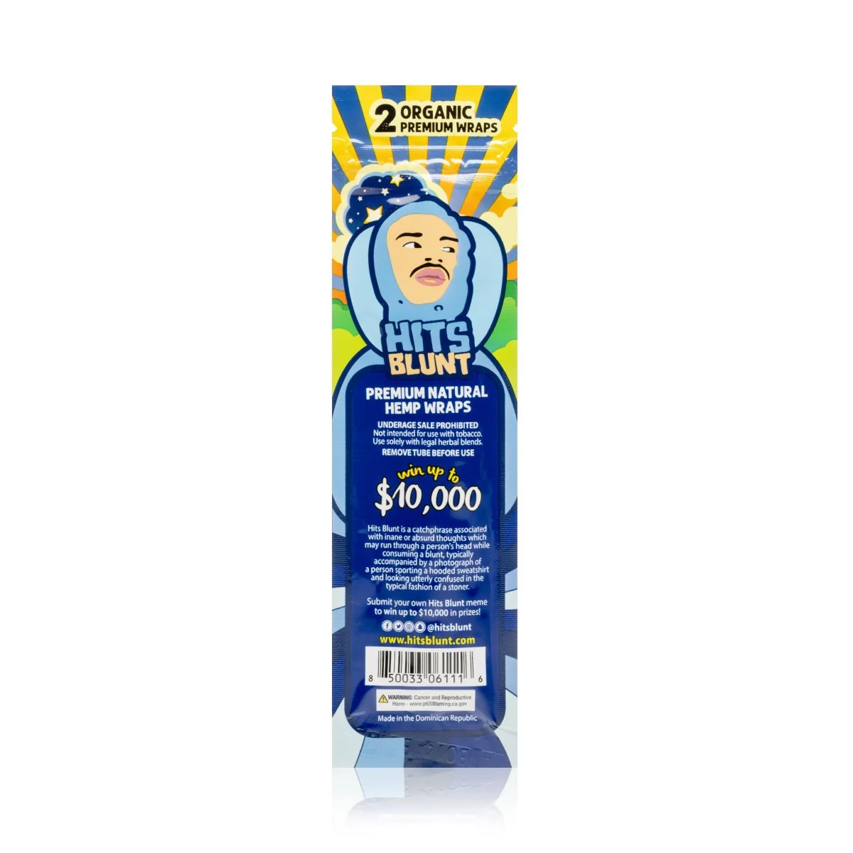 Hits Blunt Hemp Wraps - 2-Pack - Image 3