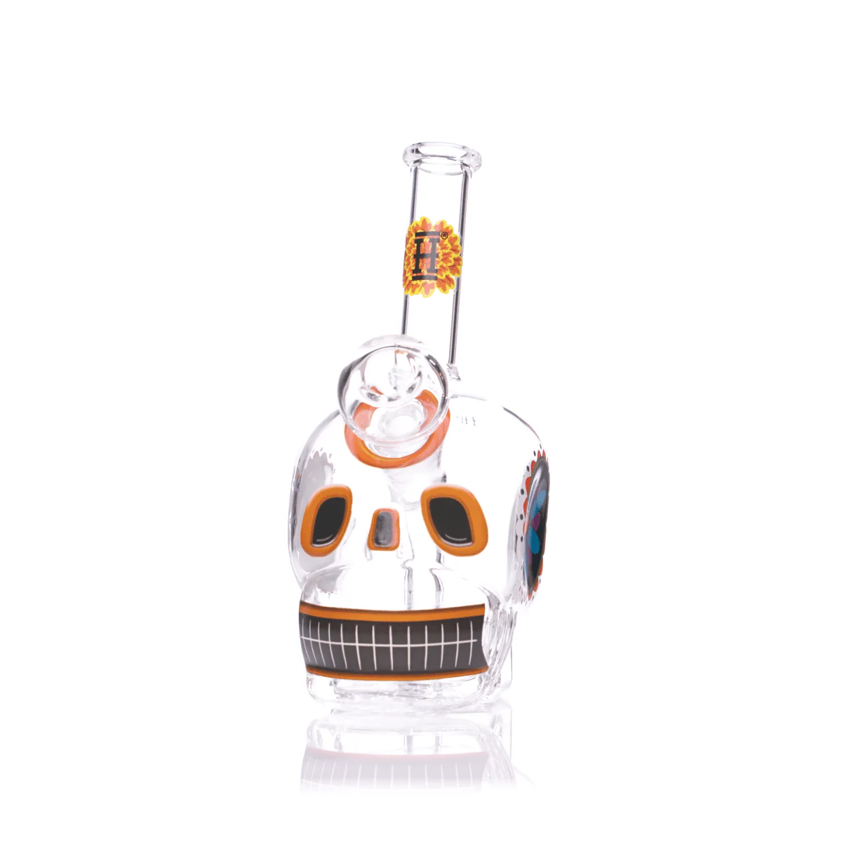 Dia De Los Muertos Skull Bong - Image 32
