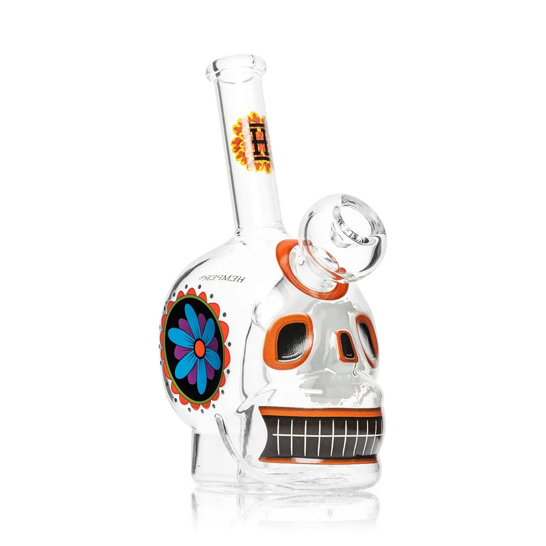 Dia De Los Muertos Skull Bong - Image 4
