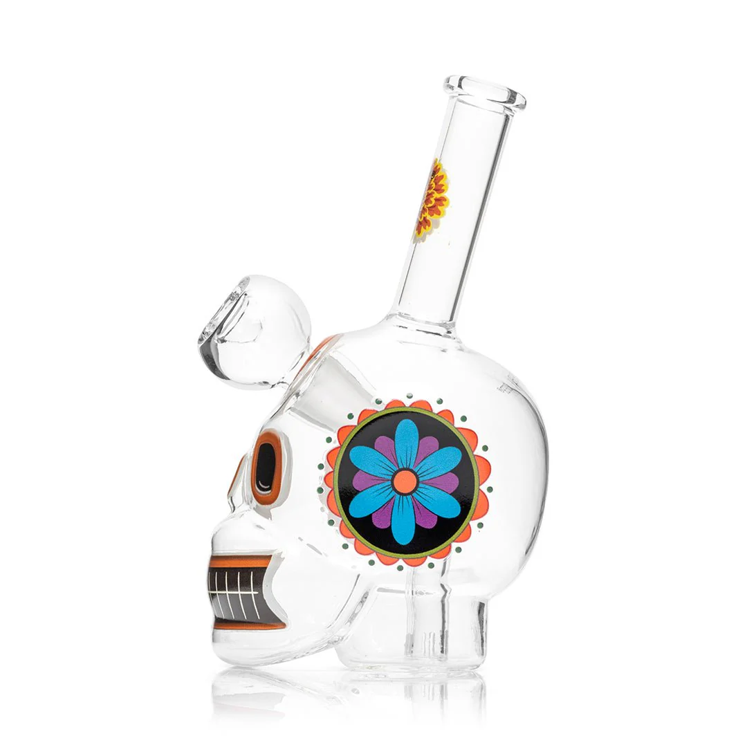 Dia De Los Muertos Skull Bong - Image 7