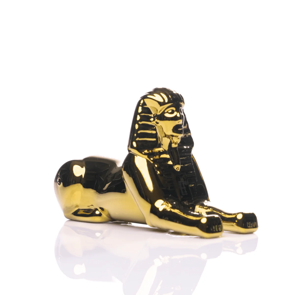 Egypt Sphinx Glass Hand Pipe - Image 11