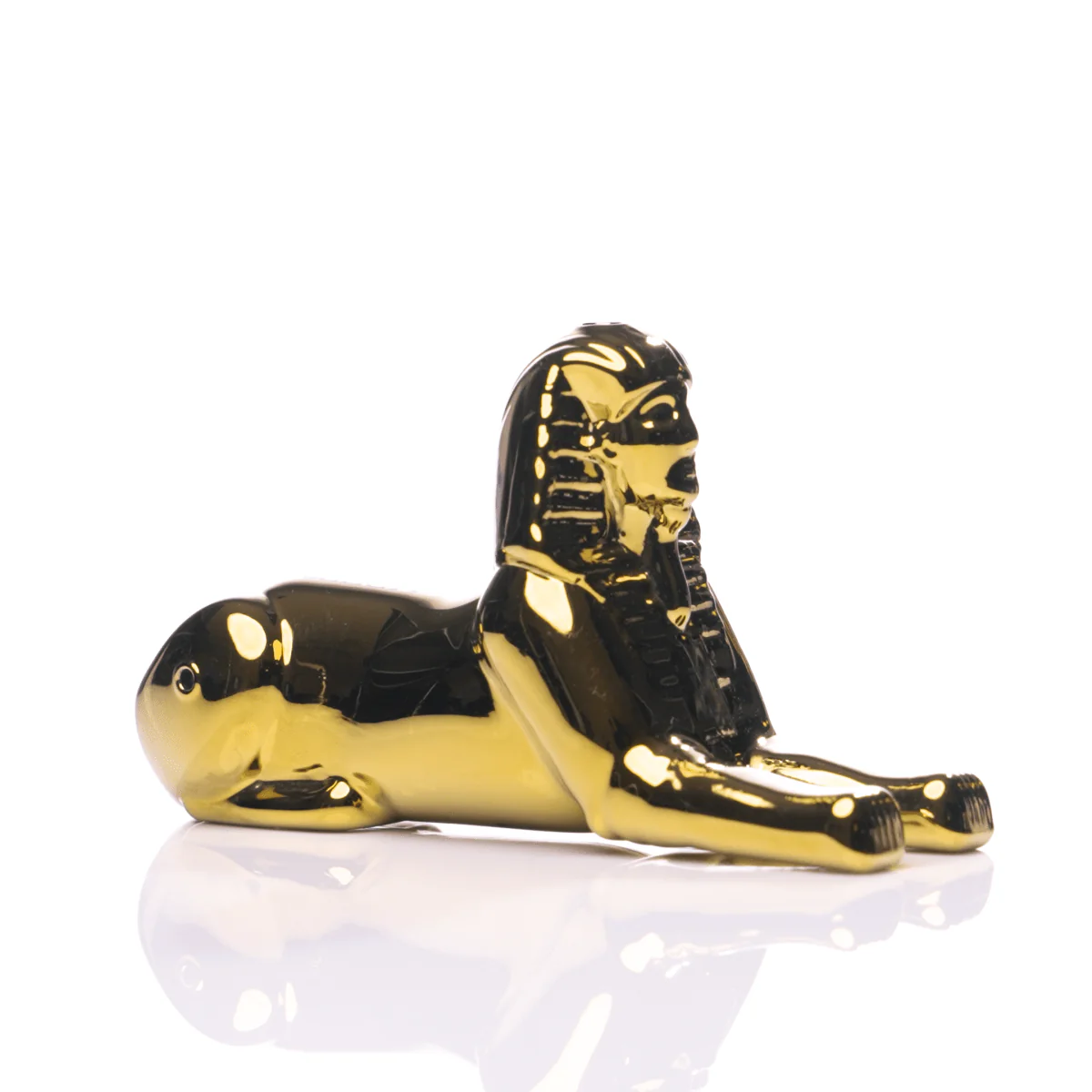 Egypt Sphinx Glass Hand Pipe - Image 12