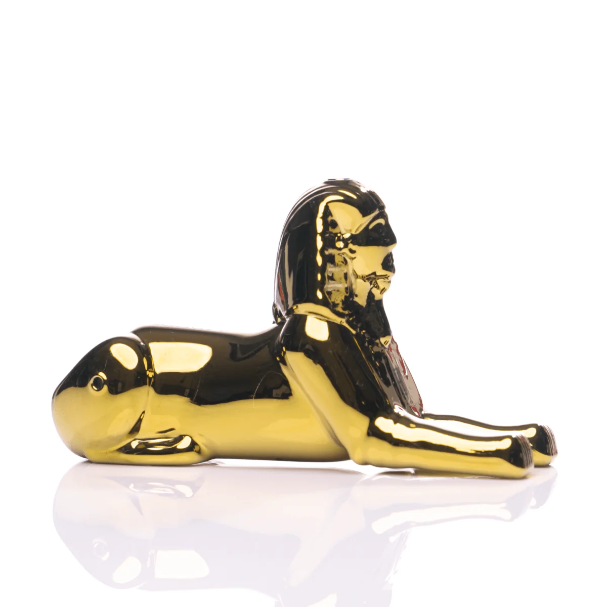 Egypt Sphinx Glass Hand Pipe - Image 13