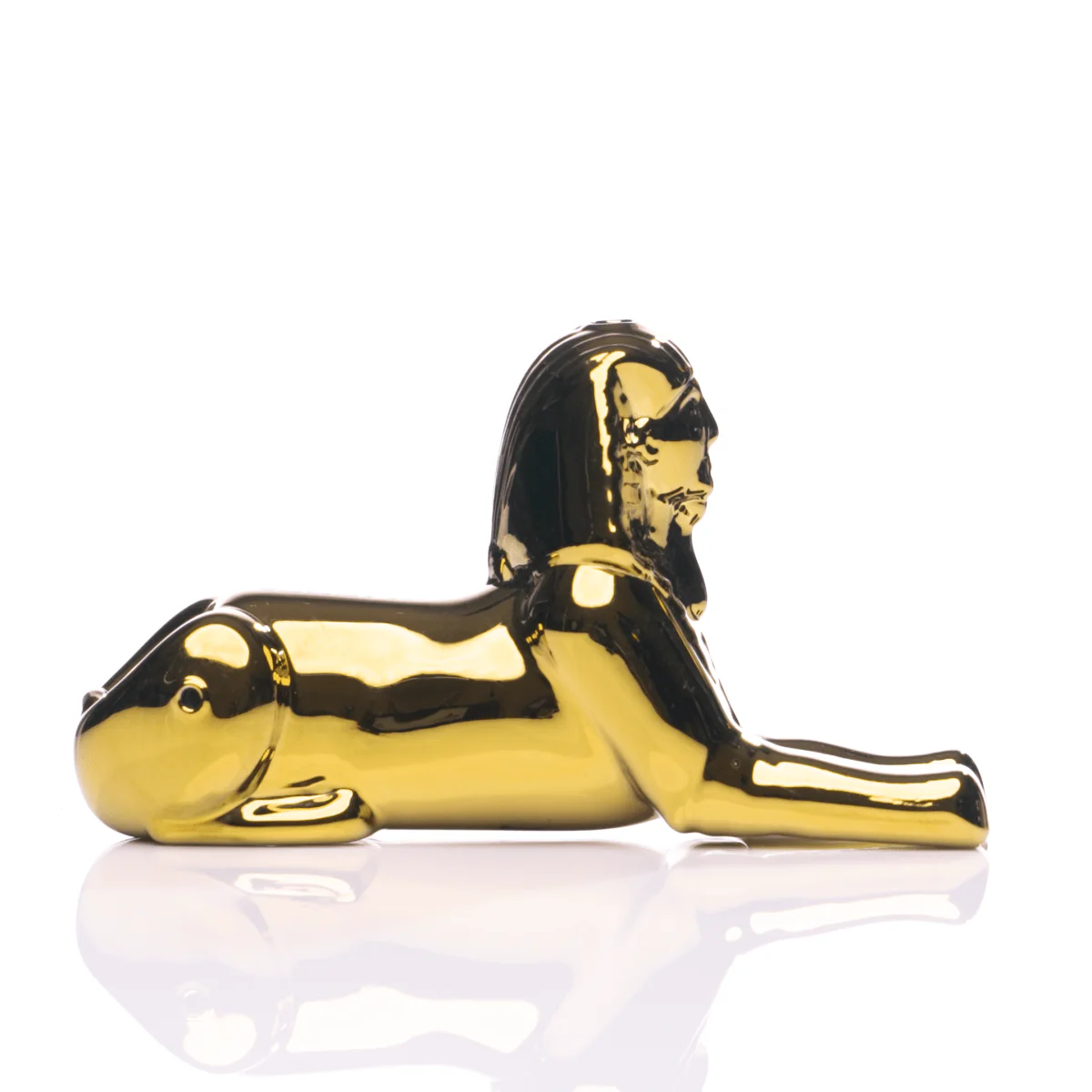 Egypt Sphinx Glass Hand Pipe - Image 14