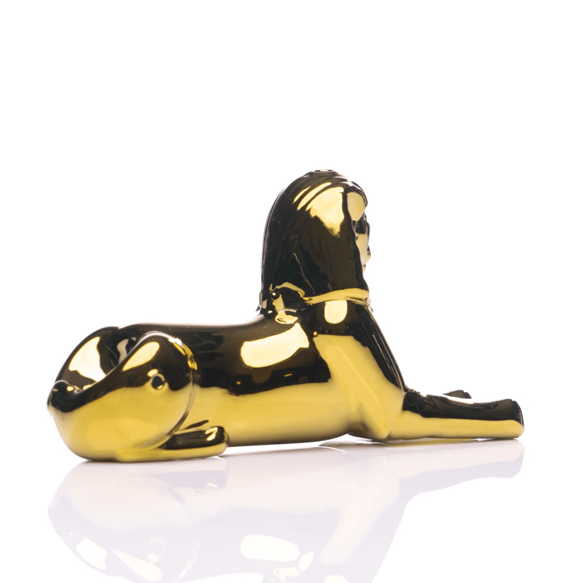 Egypt Sphinx Glass Hand Pipe - Image 16
