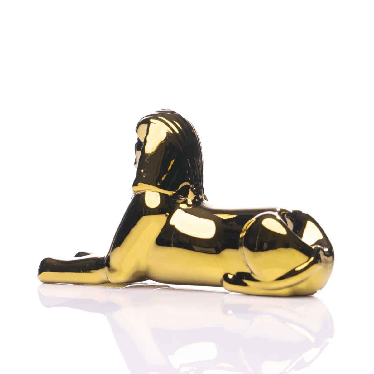 Egypt Sphinx Glass Hand Pipe - Image 24