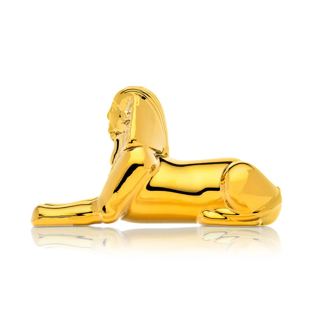 Egypt Sphinx Glass Hand Pipe - Image 5