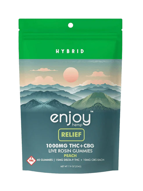 Enjoy Hemp Delta 9 Relief Hybrid Gummies