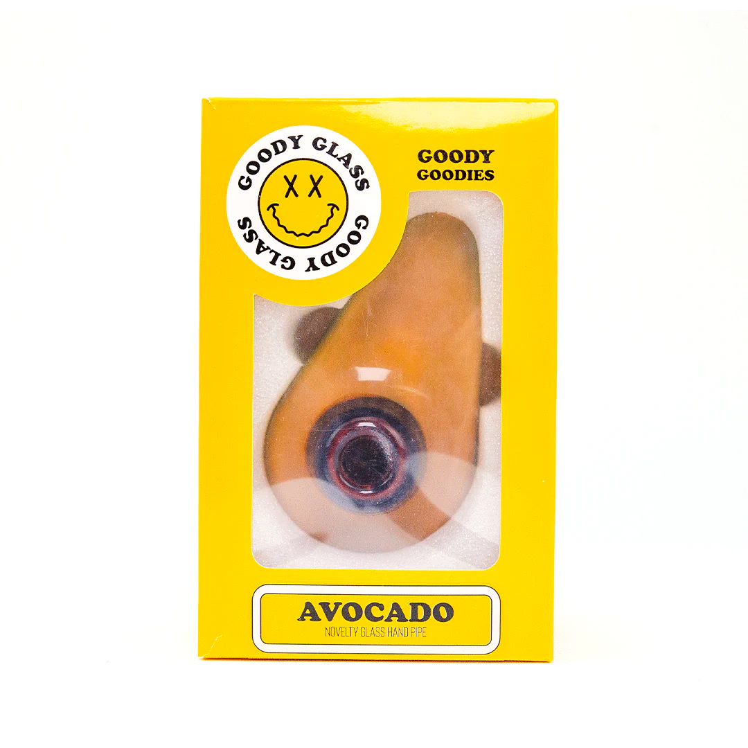 Goody Glass - Avocado Hand Pipe - Image 4