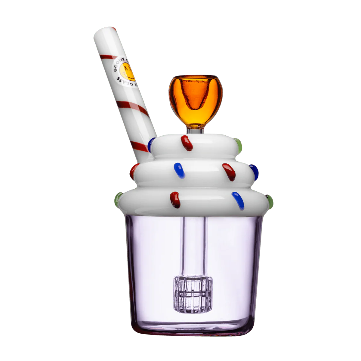 Goody Glass - Cupcake Sprinkle Bubbler - Image 3