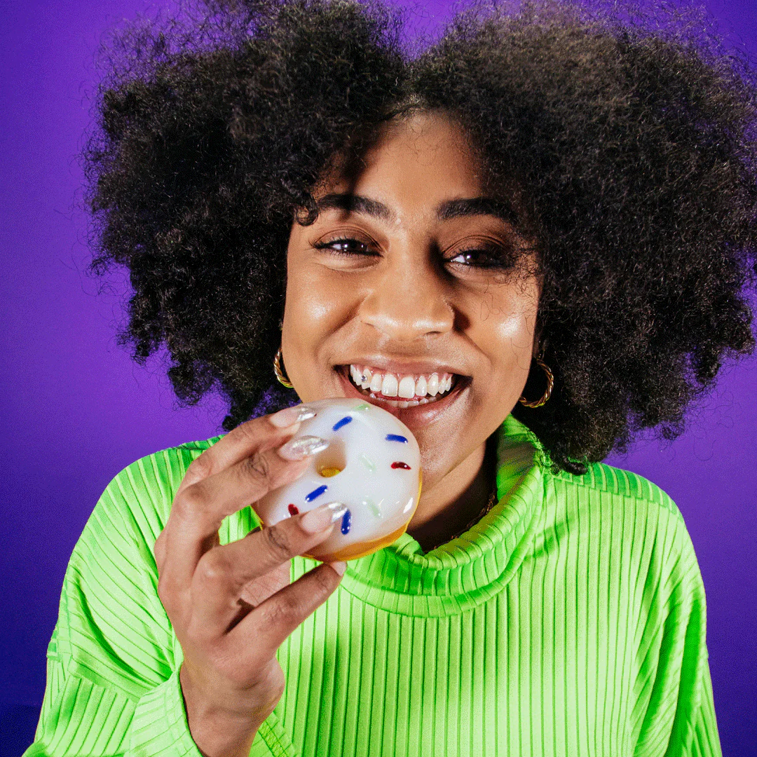 Goody Glass - Donut Hand Pipe - Image 5