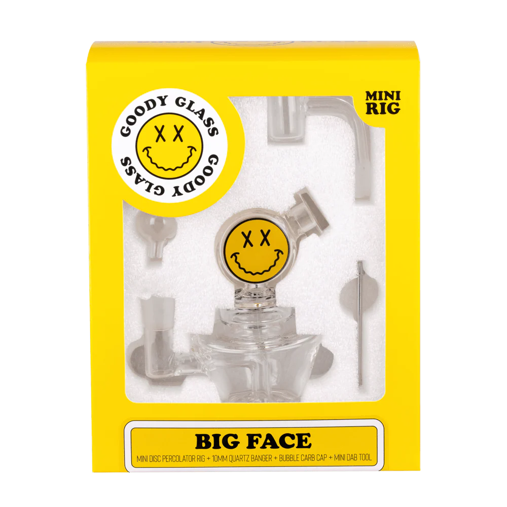 Goody Glass - Big Face Mini Dab Rig 4-Piece Kit - Image 6