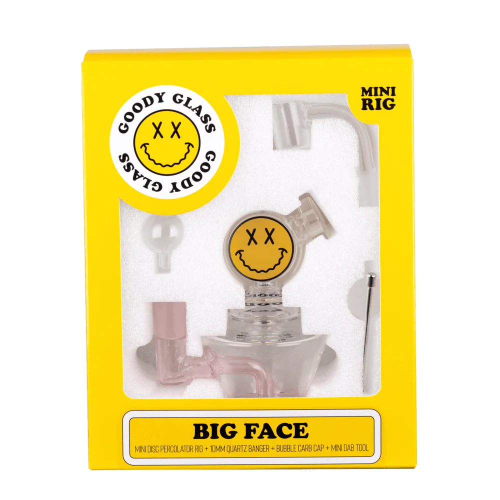 Goody Glass - Big Face Mini Dab Rig 4-Piece Kit - Image 7