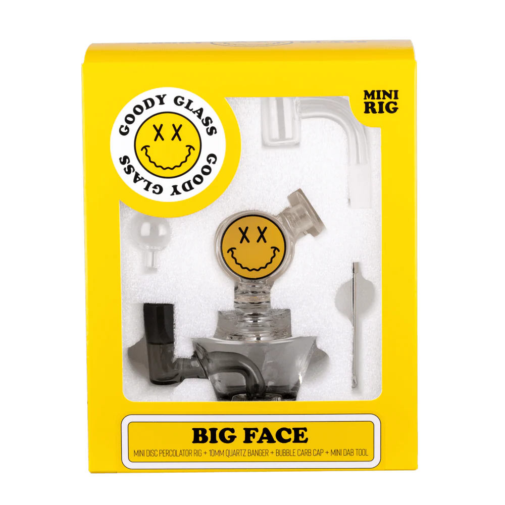 Goody Glass - Big Face Mini Dab Rig 4-Piece Kit - Image 9