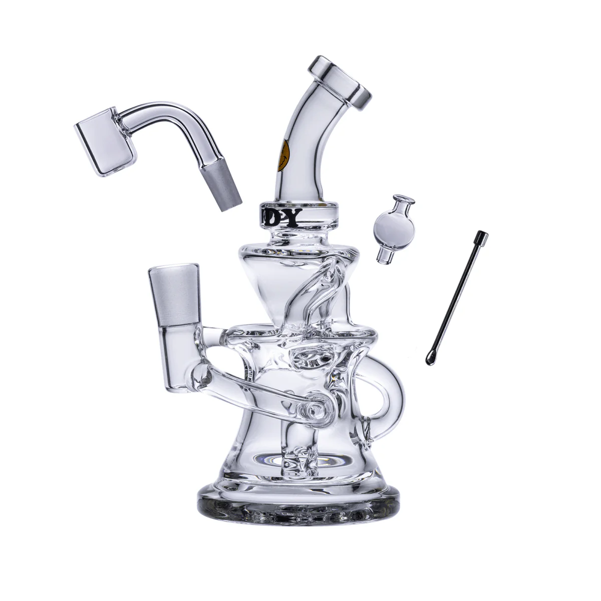 Goody Glass - Miss Swiss Mini Dab Rig 4-Piece Kit - Image 3