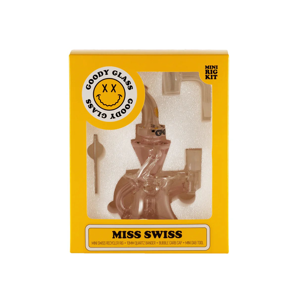 Goody Glass - Miss Swiss Mini Dab Rig 4-Piece Kit - Image 5