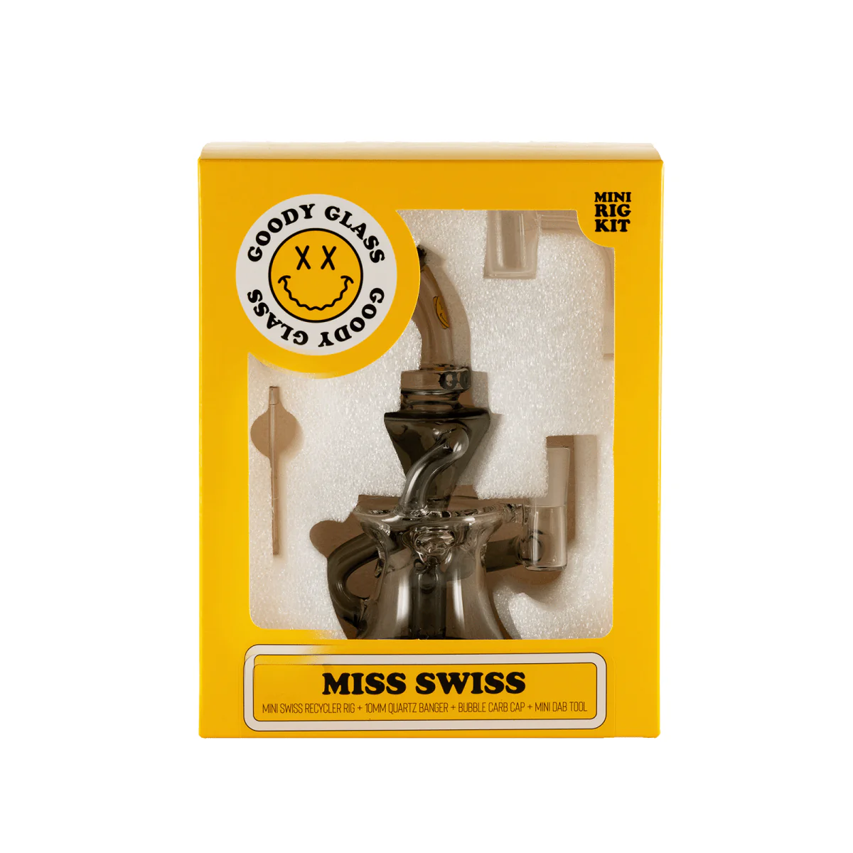 Goody Glass - Miss Swiss Mini Dab Rig 4-Piece Kit - Image 6