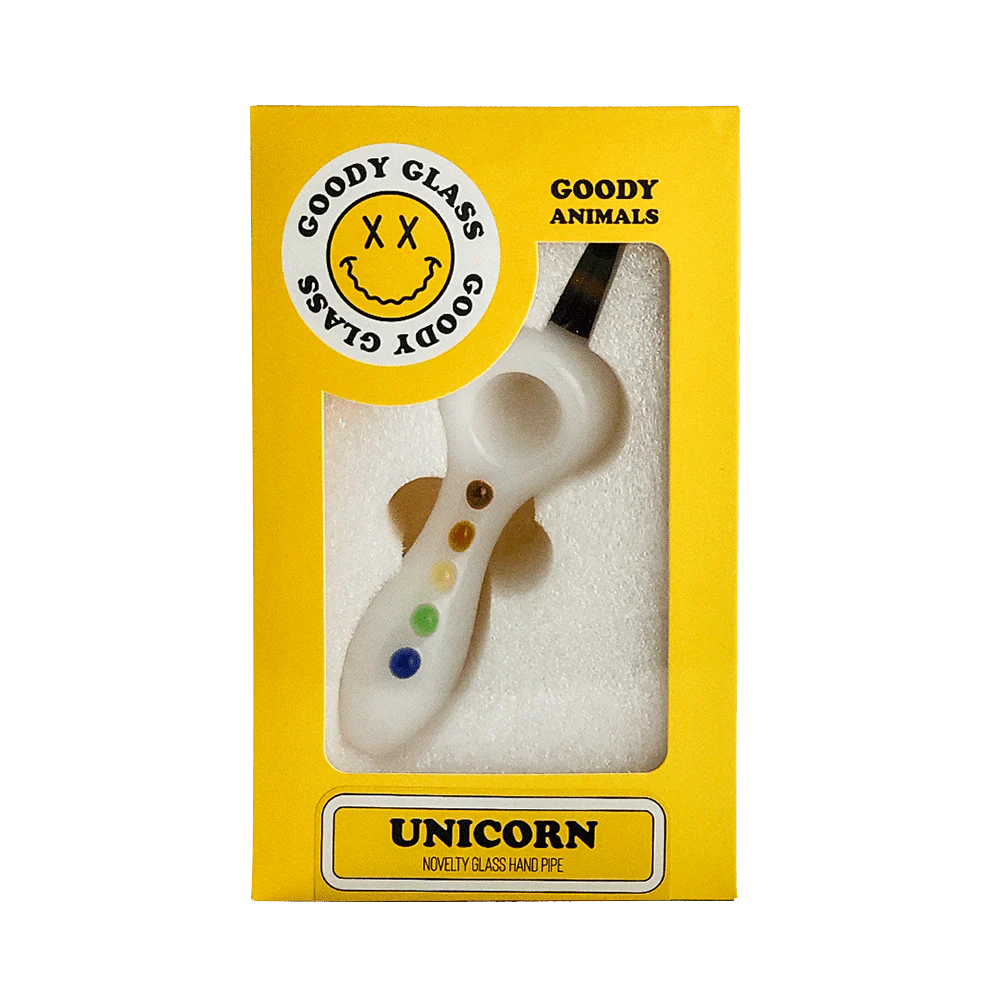 Goody Glass - Unicorn Hand Pipe - Image 4