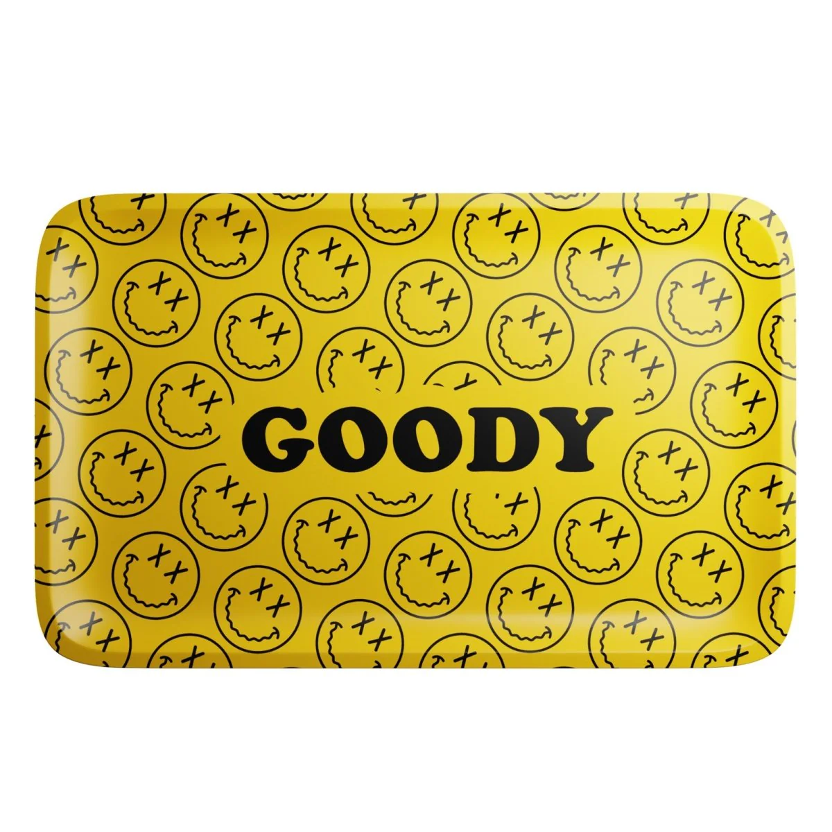 Goody Glass - Yellow Pattern Face Rolling Tray - Image 3