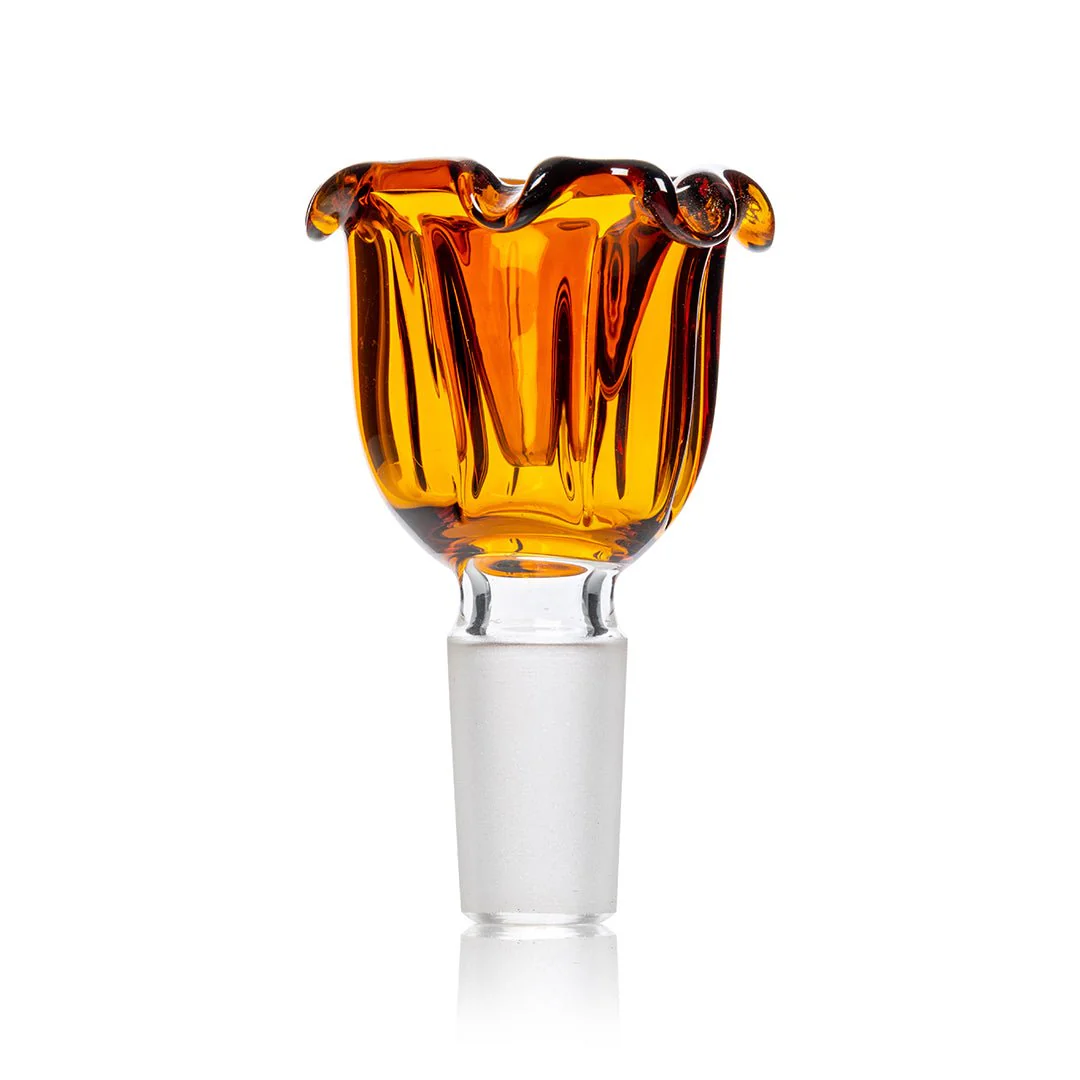 Happy Cactus Glass Flower Bowl