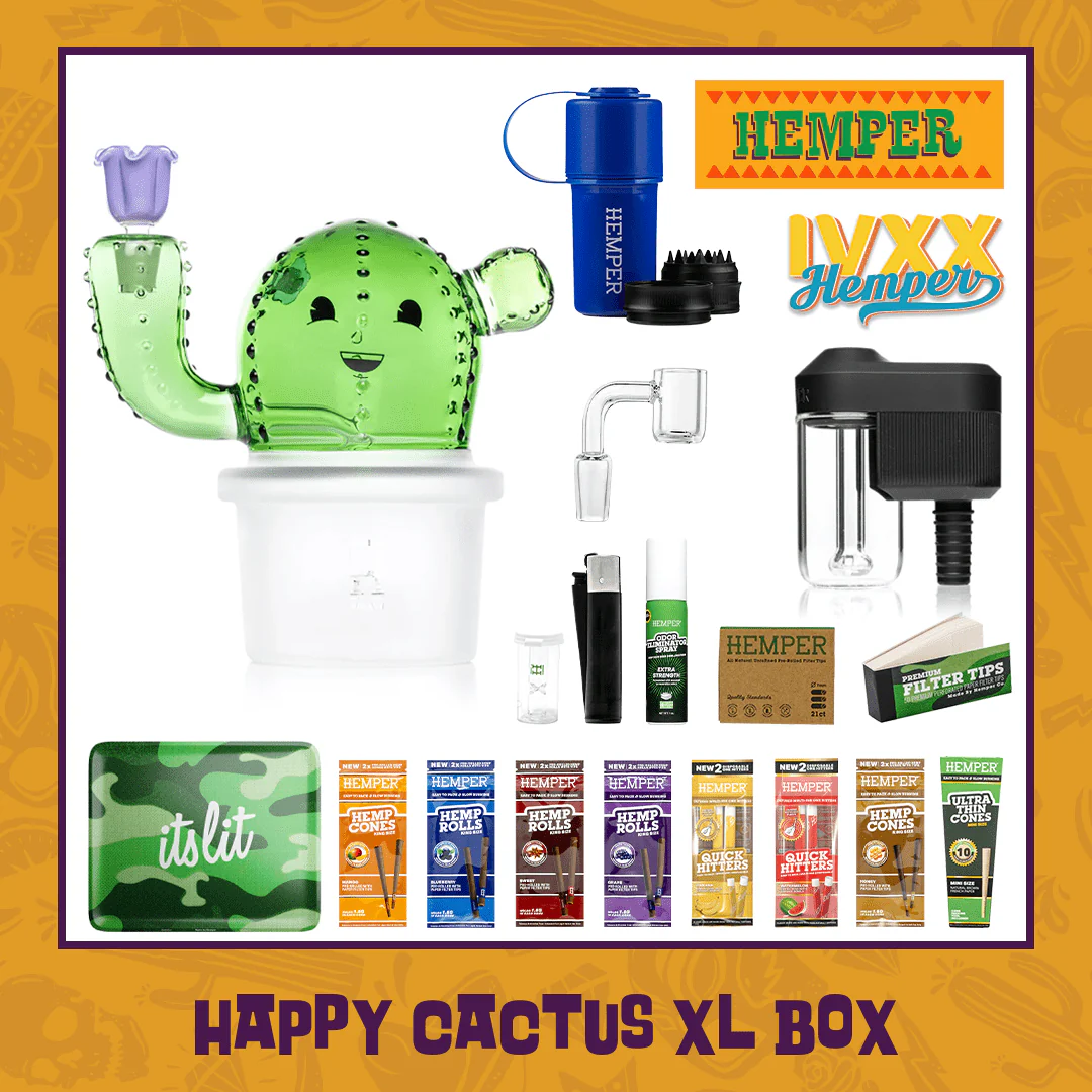 Happy Cactus XL Bong Box