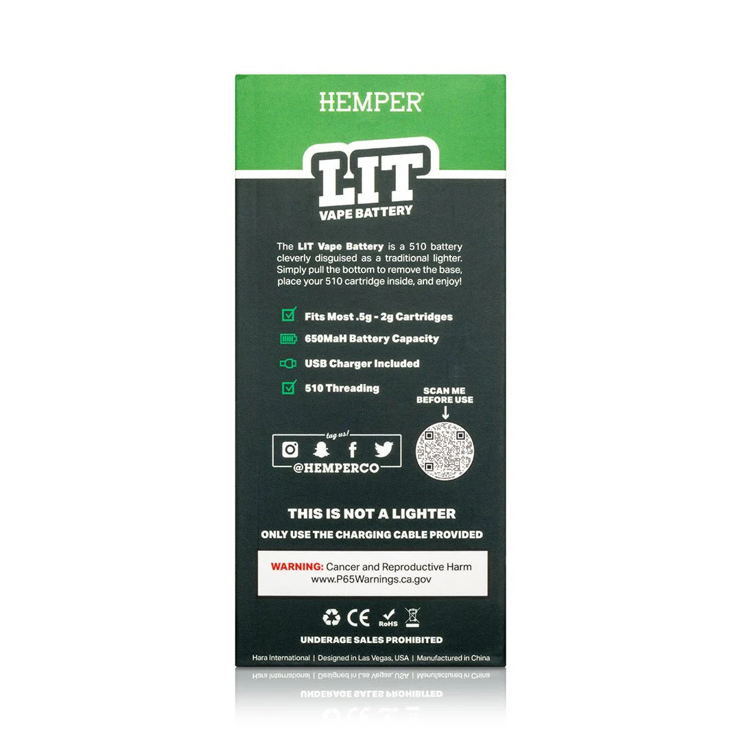 Lit 510 Thread Vape Battery - Image 3
