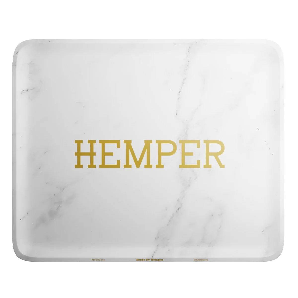 Luxe Marble White Rolling Tray - Image 4