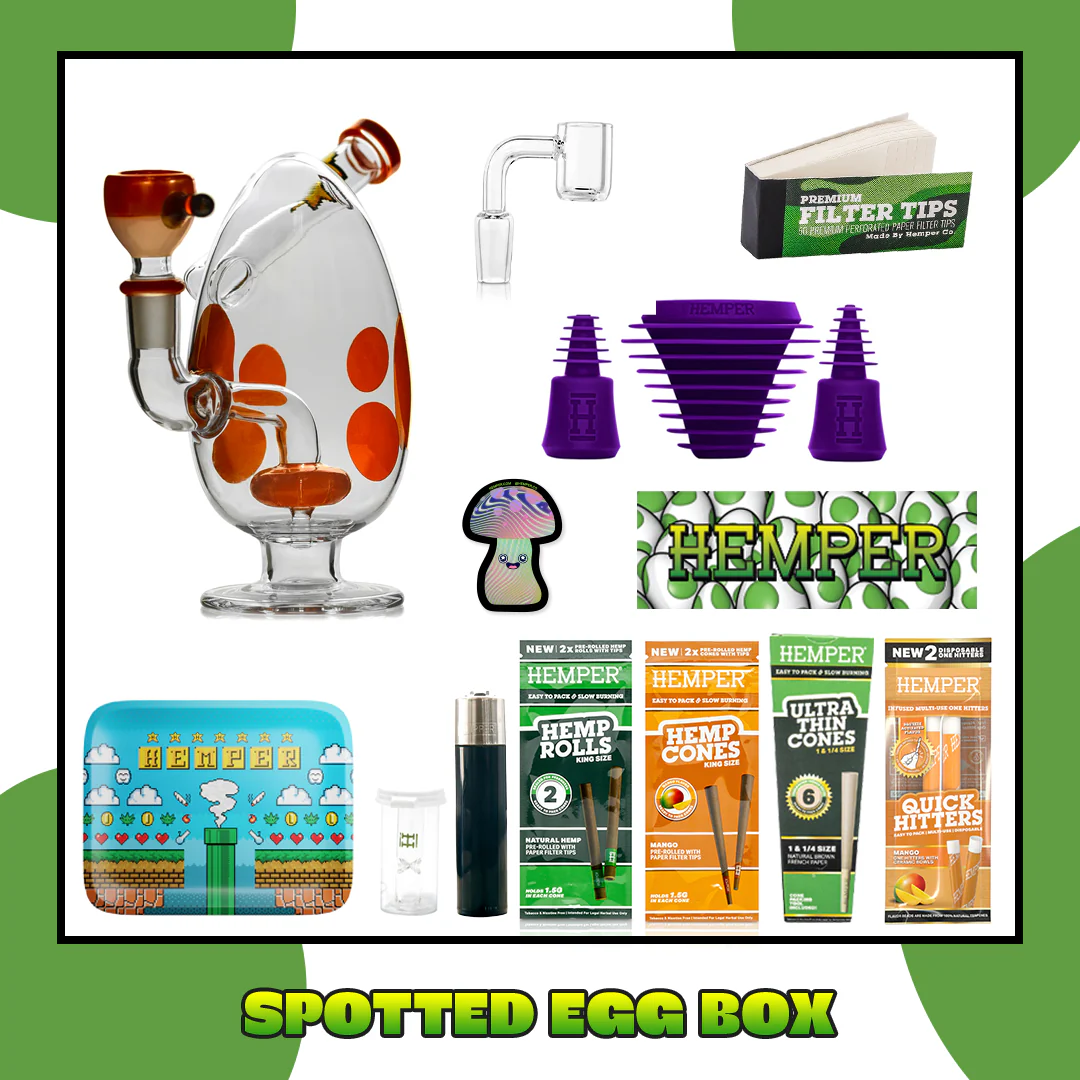 Spotted Egg Bong Box