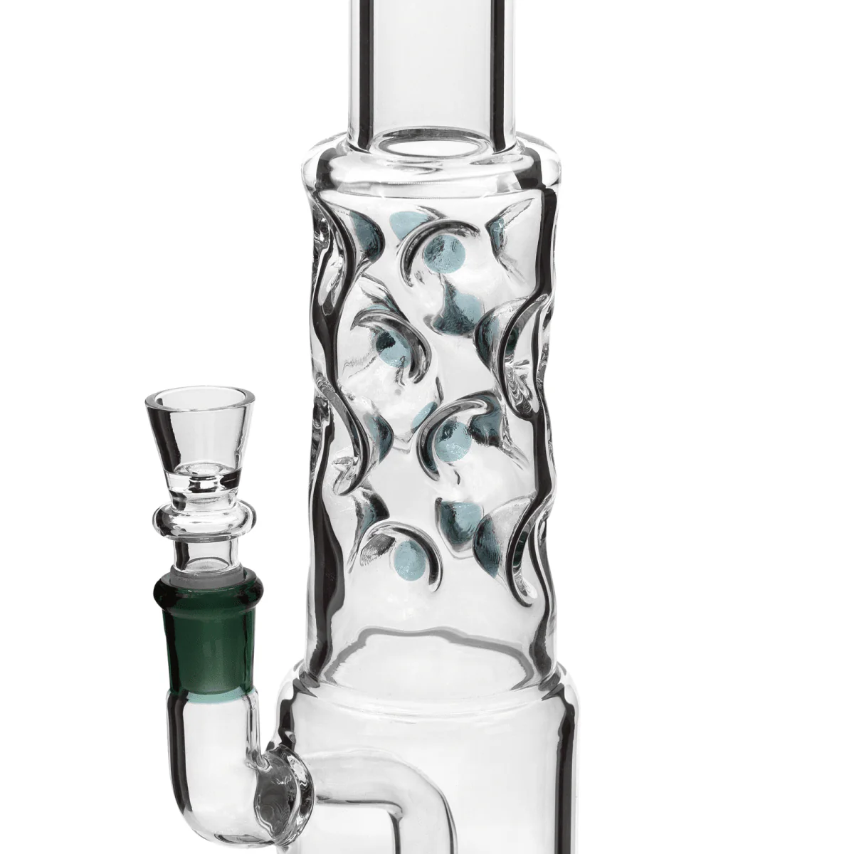 Straight Neck Bubble Bong 12" - Image 6