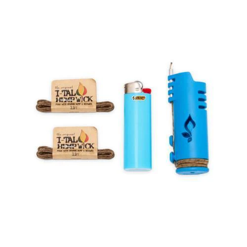 Hemplight, HempWick, & Lighter Holder Kit - BIC